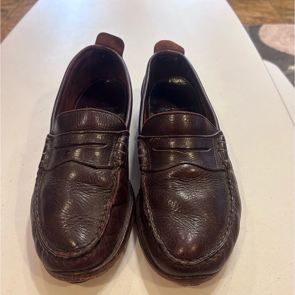Allen Edmonds Randolph Dark Burgundy Leather Penny Loafer